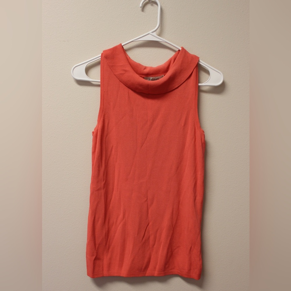 Dressbarn Vibrant Coral Knit Top